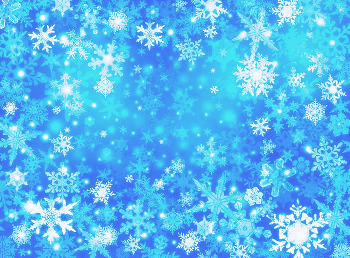 纷繁雪花图案ppt背景图片