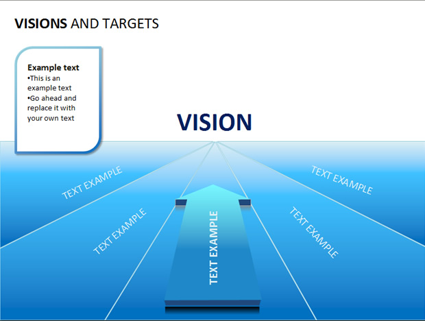 10套目标与愿景PPT图表模板