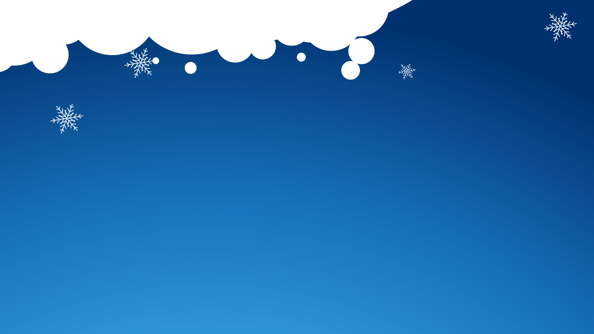 卡通融雪蓝色圣诞节高清背景