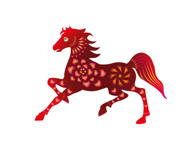 马年马的PPT设计素材1