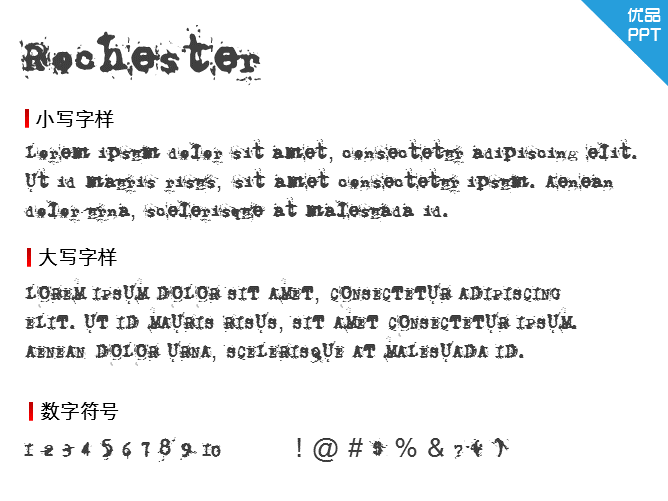 Rochester字体